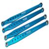 NHX RC Aluminum Chassis Lower Side Linkage 4pc : Everest Gen7 Sport/Pro Blue view 1