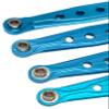 NHX RC Aluminum Chassis Lower Side Linkage 4pc : Everest Gen7 Sport/Pro Blue view 2