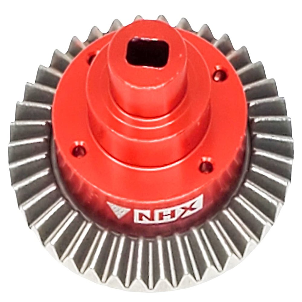 NHX RC Aluminum Connect Box 38T Main Gear Diff : Everest Gen7 Sport/Pro Red