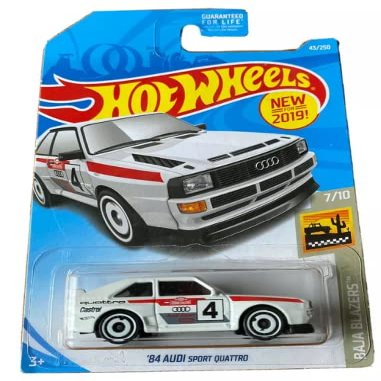 DieCast Hot Wheels '84 Sport Quattro - Baja Blazers 7/10 [White] 43/250