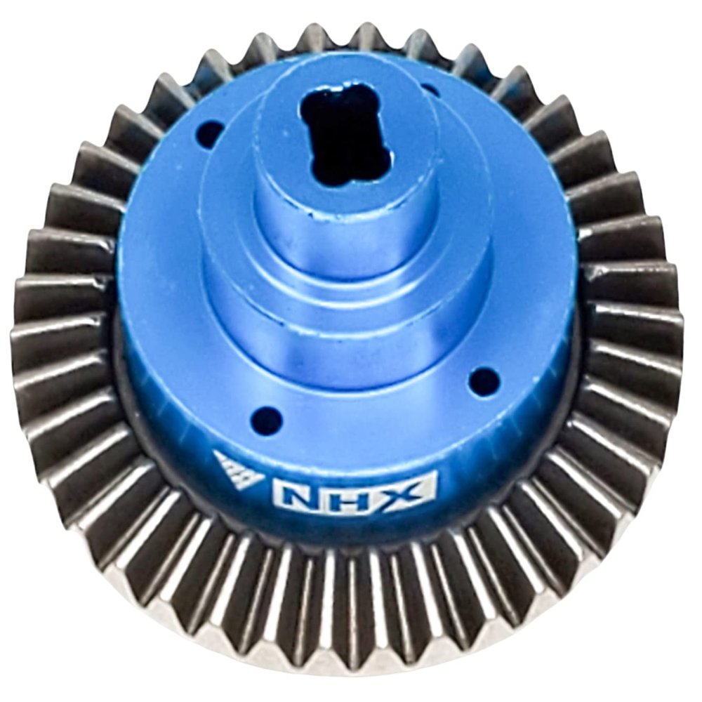 NHX RC Aluminum Connect Box 38T Main Gear Diff : Everest Gen7 Sport/Pro Blue