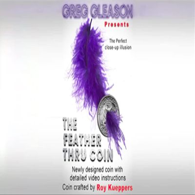 Feather Thru Coin (Quarter) by Roy Kueppers - Trick