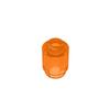 Eske Kouri Gobricks GDS-605 Building Block(No. 3062 30068 35390) Round Brick 1X1-1x1 Cylindrical Tiles (182 Trans-Orange(120),100 PCS) view 1