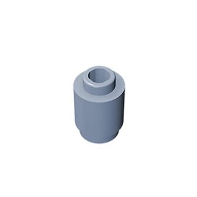 Eske Kouri Gobricks GDS-605 Building Block(No. 3062 30068 35390) Round Brick 1X1-1x1 Cylindrical Tiles (135 Sand Blue(054),100 PCS)
