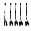 skrnrhrery Servo Y Adapter Cable, servo y Cable Male and Female Plug, 1 to 2 y servo Connector Cable for rc Plane and car servo y Connector 30 core Wire servo y Extension Cable(5Pcs15cm) view 2