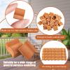 Charniol Miniature Roof Tiles Model Building Set Dollhouse Shingles Clay Roof Tiles for Model Fake Landscape Accessories for Crafts Project Shed DIY Kitchen Garden Diorama Roofing view 3