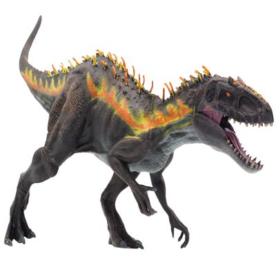 Gemini & Genius Tyrannosaurus Rex and Velociraptor Dinosaur Toys- Moveable Jaw- Great Gifts, Collection, Room Decor for Kids