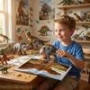 Gemini & Genius Tyrannosaurus Rex and Velociraptor Dinosaur Toys- Moveable Jaw- Great Gifts, Collection, Room Decor for Kids view 4