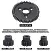 AllinRC 54T 0.8 32 Pitch Metal Steel 3956 Spur Gear with 15T 17T 19T Pinions Gear Sets Motor Gears for 1/10 Traxxas Slash 4x4 4WD/2WD VXL Rustler 2WD/4x4 Rally VXL Stampede 4x4 Summit E-REVO Parts view 3