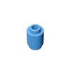 Eske Kouri Gobricks GDS-605 Building Block(No. 3062 30068 35390) Round Brick 1X1-1x1 Cylindrical Tiles (102 Medium Blue(052),100 PCS) view 1