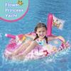 Inflatable Pool Floats Kids-Girls Pool Toys for Toddlers Ages 3-8, Kids Floats for Swimming Pool, Pink Princess Pool Floaties for Summer Water Toys view 4