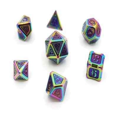 Alchemist Metals RPG Dice Set: Burnt Opal