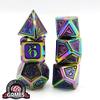 Alchemist Metals RPG Dice Set: Burnt Opal view 2