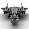 SEMKY Military Series SR-71 Reconnaissance Aircraft Jet Blackbird Air Force Building Block Set (183 Pieces) -Building and Military Toys Gifts for Kid and Adult view 2