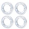 RC-Hub 4PCS Aluminum Alloy 1.9" Beadlock Rings Replacement for 1/10 Axial SCX10 90046 TRX4 RC Crawler Car (Silver) view 1