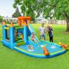 BOUNTECH Inflatable Water Slide, Water Slide Bounce House with Ball Pit Wet Dry for Kids Outdoor with Hide&Seek Cave, Splash Pool, 735w Blower, Water Slides Inflatables for Kids Backyard Party Gifts view 2