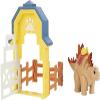 Giochi Preziosi Dino Ranch Brontosaurus Playset Action with Dinosaur, the Dinosaur Measures Approximately 10 cm and as seen on TV, for children aged 3 and up, DNA05400 view 2