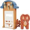Giochi Preziosi Dino Ranch Brontosaurus Playset Action with Dinosaur, the Dinosaur Measures Approximately 10 cm and as seen on TV, for children aged 3 and up, DNA05400 view 4