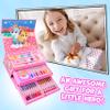 Paw Patrol Colored Pencils Art Supplies Kids Set Coloring Stationery Girls Boys Drawing Pencils Supplies Travel Case with Crayons Arts and Crafts for Kids 4-12 (Pink) view 2