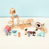 TQQFUN 43-Piece Cat Figurine Playset - Realistic Pet Care Center Role Play Toys for Kids, Toddlers, Boys and Girls view 3