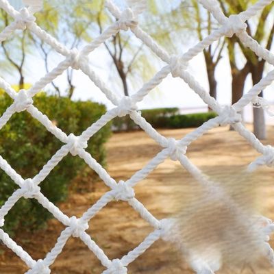 CHINLIFE Climbing Net Cat Safety Nets Construction Safe Net Wear-Resistant Nylon Railing Stairs Safety Netting for Decoration, Balcony Anti-Fall Net, 10cm Mesh, Customizable