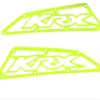 PBR PRODUCTS Compatible with Kawasaki KRX 1000 Frog Skin/Air Intake Covers - Trail Edition Yellow view 1