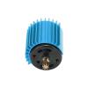 2 Speed 370 Brushed Motor, RC Brush Motor, Heat Dissipation High Speed High Efficiency RC Brush Motor Metal Gear with Heat Sink for WPL RC Car (Blue) view 1