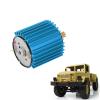 2 Speed 370 Brushed Motor, RC Brush Motor, Heat Dissipation High Speed High Efficiency RC Brush Motor Metal Gear with Heat Sink for WPL RC Car (Blue) view 4