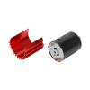 2 Speed 370 Brushed Motor, RC Brush Motor Metal Gear, Heat Dissipation High Speed High Efficiency RC Brush Motor Metal Gear with Heat Sink for WPL RC Car (Red) view 3