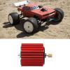 2 Speed 370 Brushed Motor, RC Brush Motor Metal Gear, Heat Dissipation High Speed High Efficiency RC Brush Motor Metal Gear with Heat Sink for WPL RC Car (Red) view 4