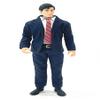 1/12 Scale Miniature Custom Handmade Navy Slim Suit for Mezco or Mixmax Slim Body Figure (Figure NOT Included) view 3