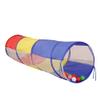 LimitlessFunN Crawling Kids Play Tunnel [ Pop Up Portable Rainbow Tunnel ] for Children, Toddlers, Boys & Girls, Pet, Dogs & Cats, Indoor & Outdoor Toys (Red, Yellow, Blue with mesh) view 1