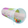 LimitlessFunN Crawling Kids Play Tunnel [ Pop Up Portable Rainbow Tunnel ] for Children, Toddlers, Boys & Girls, Pet, Dogs & Cats, Indoor & Outdoor Toys (Purple, Blue, Green with mesh) view 1