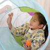 LimitlessFunN Crawling Kids Play Tunnel [ Pop Up Portable Rainbow Tunnel ] for Children, Toddlers, Boys & Girls, Pet, Dogs & Cats, Indoor & Outdoor Toys (Purple, Blue, Green with mesh) view 2