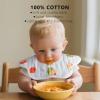 8-Pack 360 Rotate Organic Cotton Baby Bibs, Newborn Muslin Bibs For Teething And Drooling,Unisex Baby Bibs For Toddler, Adjustable With Snaps, Super Soft & Absorbent Baby Bibs For Boys And Girls view 4
