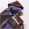 Weixu Cosplay Costume Long Leather Hoodie Pants Uniform Outfits for Women Halloween Party Carnival Suit S view 4