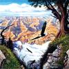 SUNSOUT INC - Guardians of The Canyon - 500 pc Jigsaw Puzzle by Artist: John Van Straalen - Finished Size 19" x 19" - MPN# 20562 view 3