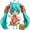 Good Smile Character Vocal Series 01: Hatsune Miku (Maneki Miku Ver.) Nendoroid Action Figure, Multicolor view 1