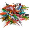 FINGOOO 39 Piece Mini Dinosaur Figures, Assorted Vinyl Plastic Dinosaur Toys for Easter Gifts Dino Party Cake Toppers view 3