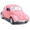 Berry President 1967 Classic Beetle Bug Vintage 1/32 Scale Diecast Metal Pull Back Car Model Toy for Gift Kids (Rose) view 1