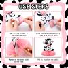 9 Pcs Cow Print Honeycomb Centerpieces Pink Cow Theme Honeycomb Table Topper Decorations Farm Animal Birthday Supplies Western Party Favors view 3