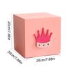 Coin Bank Piggy Bank Square Coin Bank Wooden Large-Capacity Money Bank Best Gift for Kids Adults Birthday Christmas Deposit Plan Box Great Birthday Gift for Kids (Color : Blue) view 2