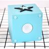 Coin Bank Piggy Bank Square Coin Bank Wooden Large-Capacity Money Bank Best Gift for Kids Adults Birthday Christmas Deposit Plan Box Great Birthday Gift for Kids (Color : Blue) view 3