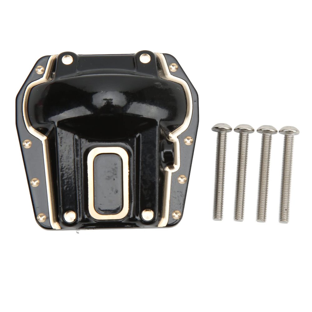 Brass Counterweight Bridge Cover Brass Diff Cover Differential Axle Housing for SCX6 AXI05000 1/6 RC Car Sportinggoods Car Model Accessories