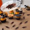 Jucoan 300 Pack Fake Roaches, Realistic Plastic Roach Bugs, Fake Prank Simulated Cockroaches Insect Gag Gift for Halloween Party Decor, Prank Tricks Joke view 4