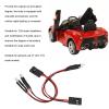 4LED 2Pcs Modified LED Light, 110mm/4.3in 5-9V Headlights RC Accessory 1/24 1/18 Scale Remote Control Car Accessory for Scx24 view 4