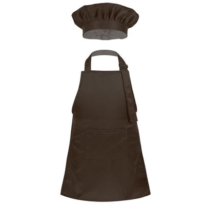 Sywiyi Kids Girls 2pcs Kitchen Cooking Costumes Sets Chef Apron with Hat Baking Painting Outfits Coffee Small