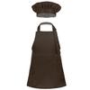 Sywiyi Kids Girls 2pcs Kitchen Cooking Costumes Sets Chef Apron with Hat Baking Painting Outfits Coffee Small view 1