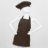 Sywiyi Kids Girls 2pcs Kitchen Cooking Costumes Sets Chef Apron with Hat Baking Painting Outfits Coffee Small view 4