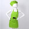 Sywiyi Kids Girls 2pcs Kitchen Cooking Costumes Sets Chef Apron with Hat Baking Painting Outfits Green Small view 4